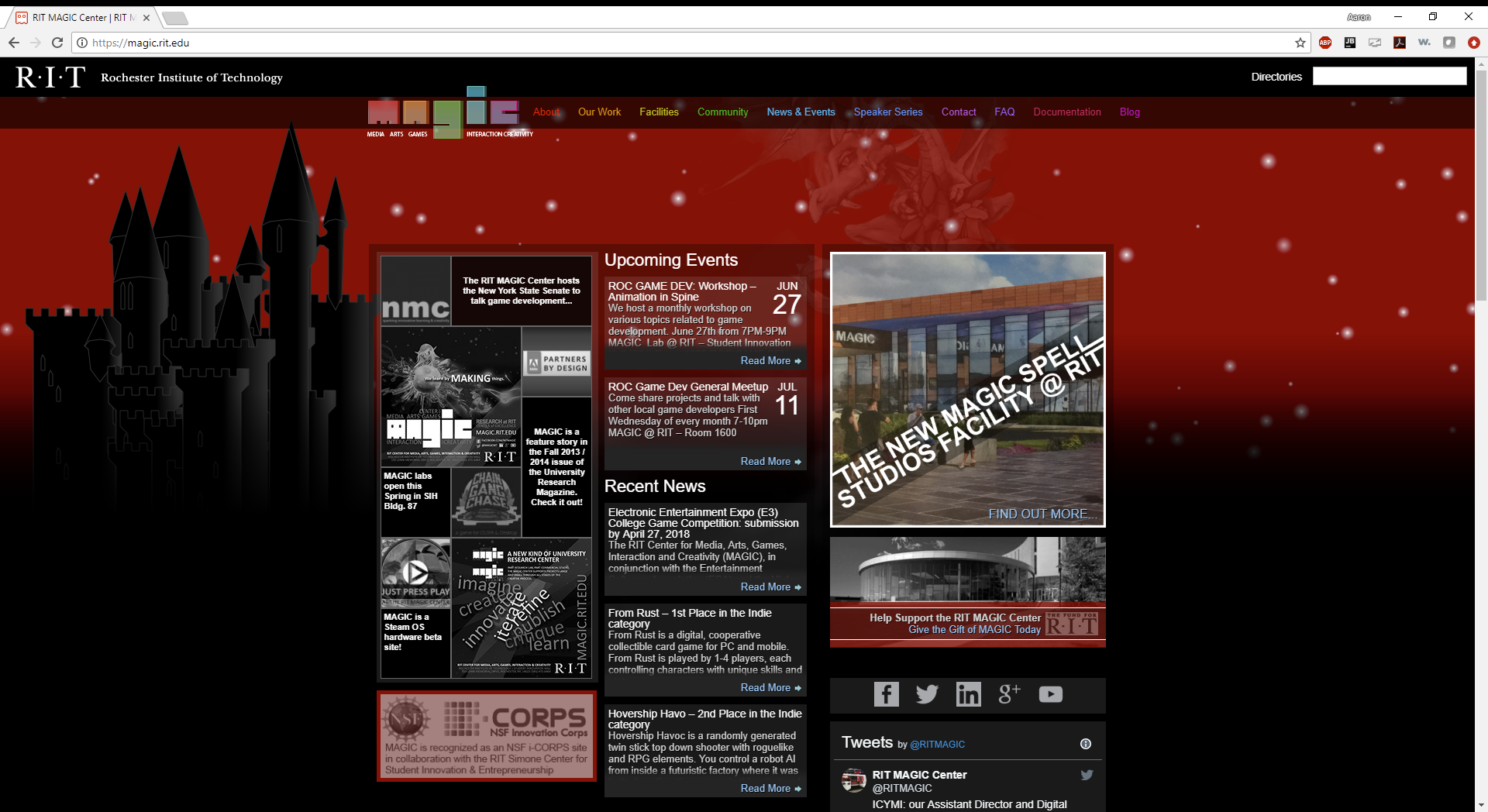 RIT MAGIC Website