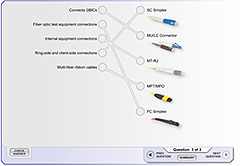 Example of quiz matching question